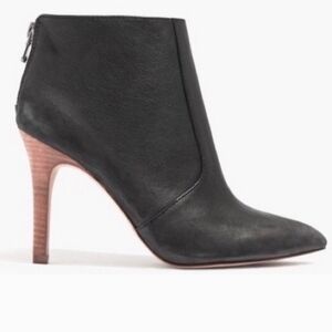 🌸Madewell Jules Black Leather Heeled‎ Boots